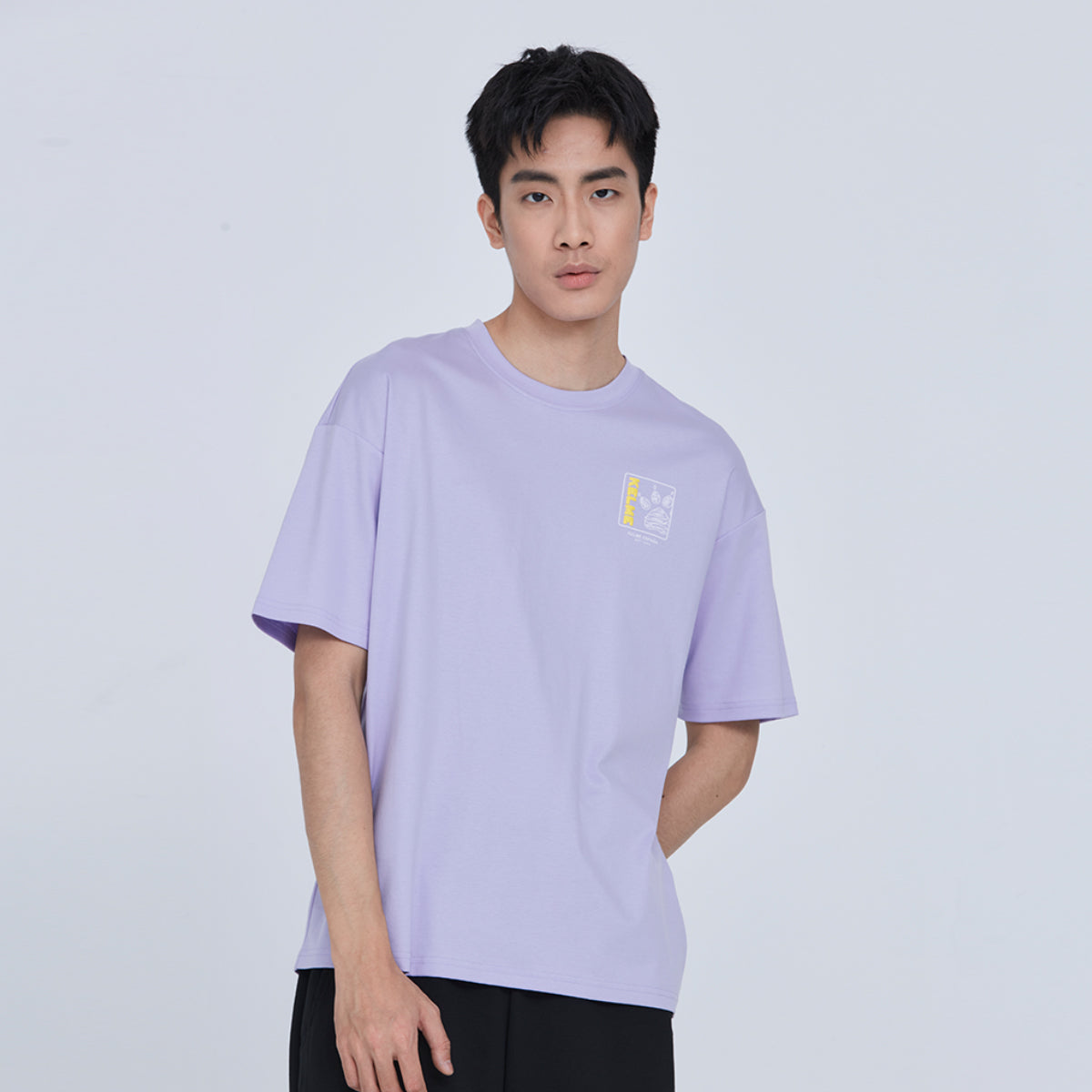 男士圓領針織短袖 T-Shirt