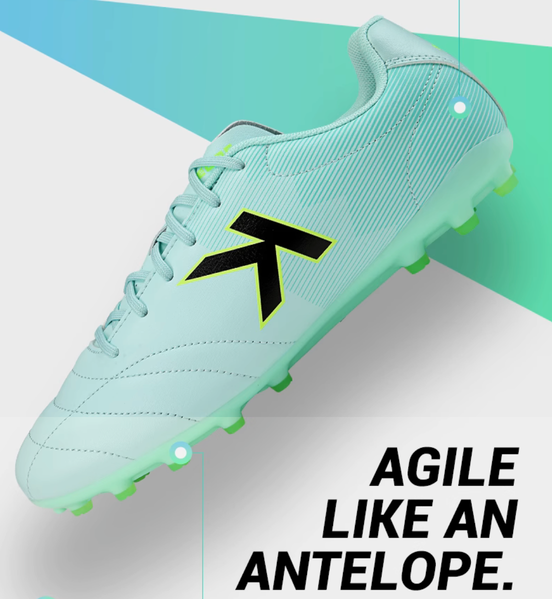 Kelme 兒童仿草短釘足球鞋 Kids Soccer Shoes MG