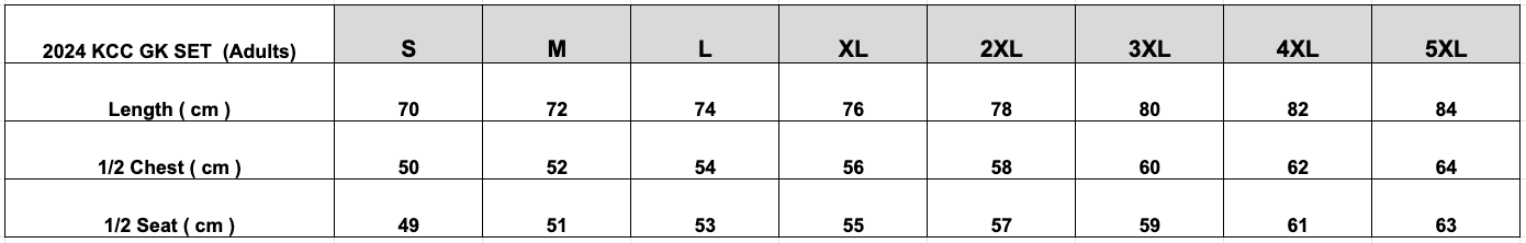 2025/26 KCC Adults Sets ( For New Players )