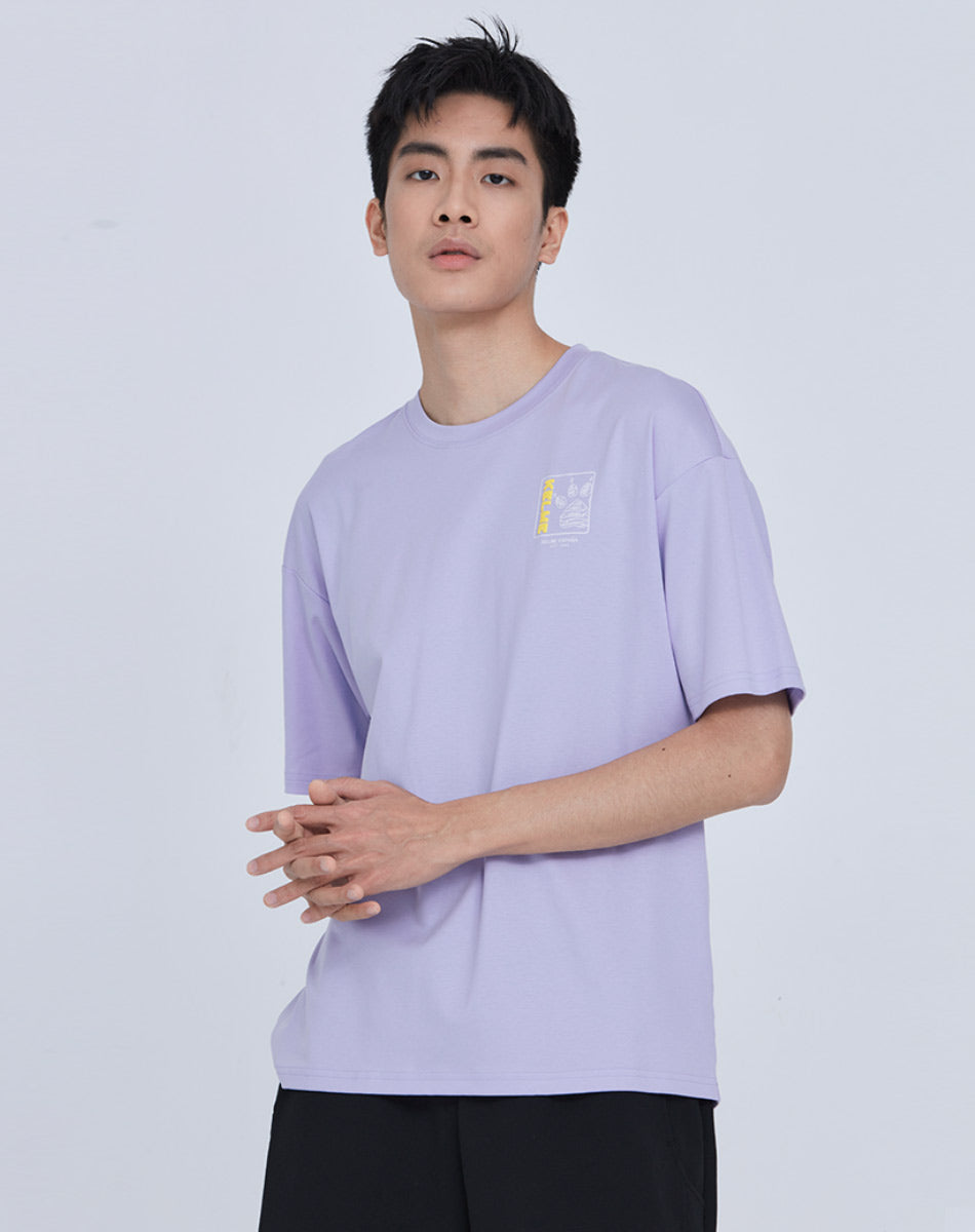 男士圓領針織短袖 T-Shirt