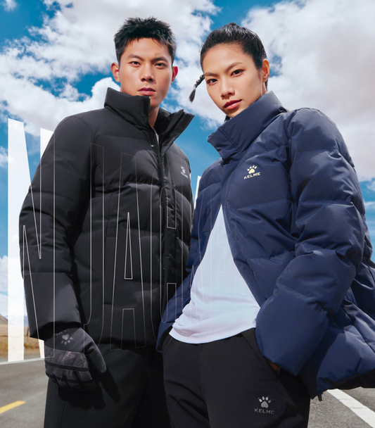 Kelme 24/25 雙色直身短款長袖鴨絨外套 2 Colors Short Cut Long Sleeve Dawn Jacket