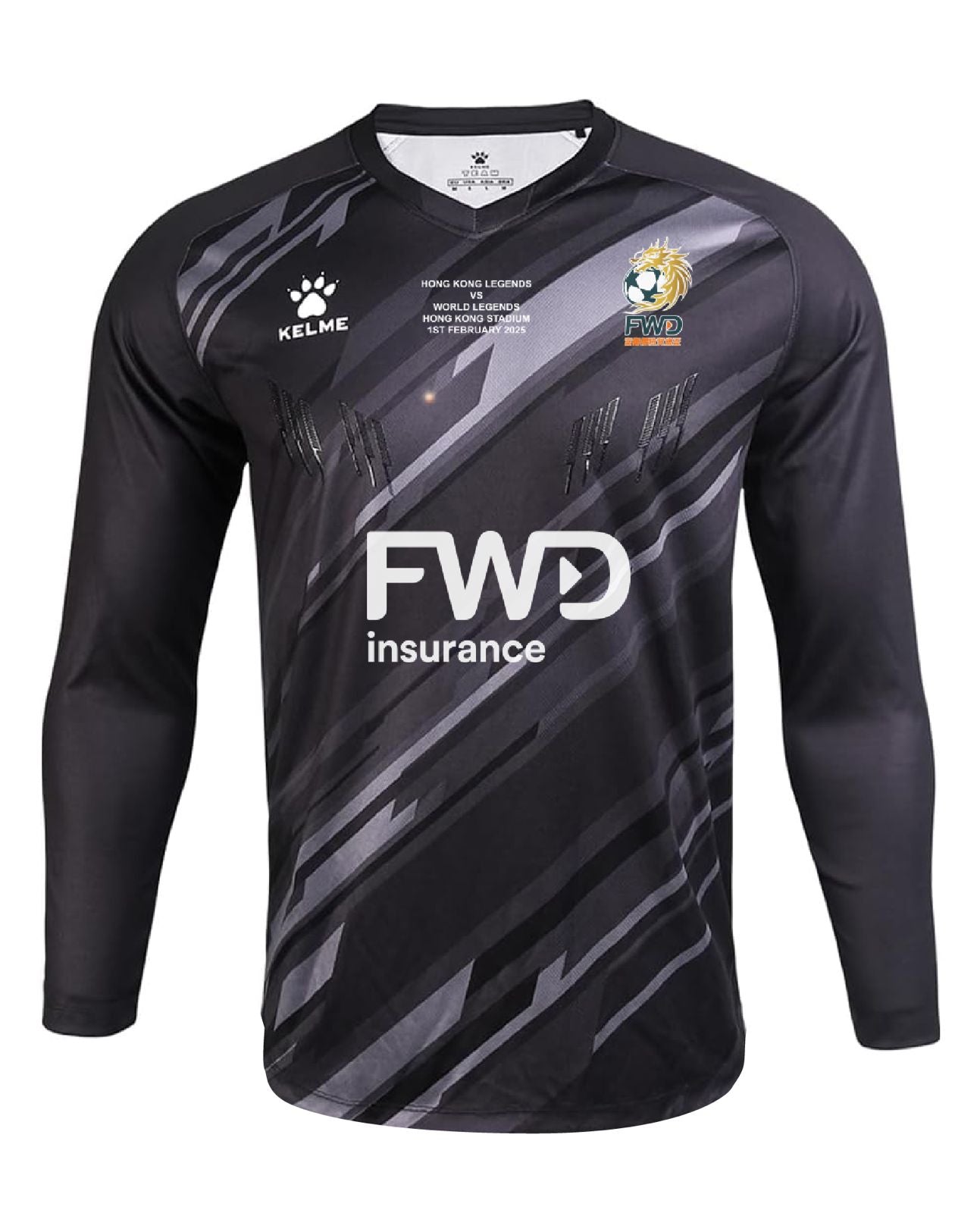 **Pre-Order** 富衛保險賀歲盃2025 世界明星隊守門員球衣  FWD Chinese New Year Cup 2025 World Legends Goalkeeper Match Jersey